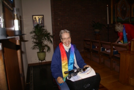 Diane celebrating Mary Magdala