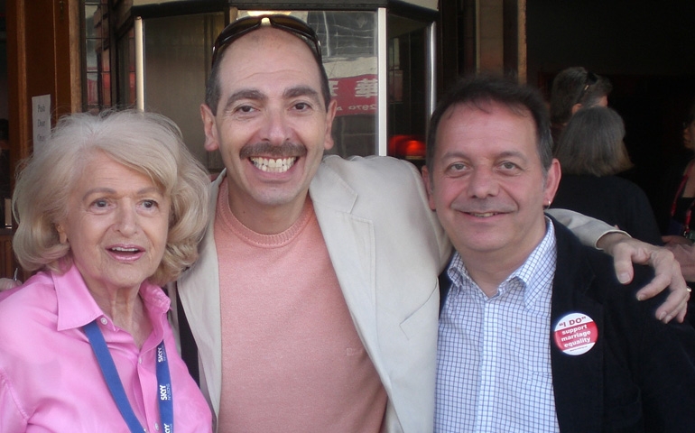 Edie Windsor, Judge Harvey Brownstone of the Ontario Court of Justice and Brendan Fay